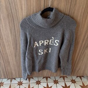 TOWNSEN Gray Après Ski Turtleneck Sweater